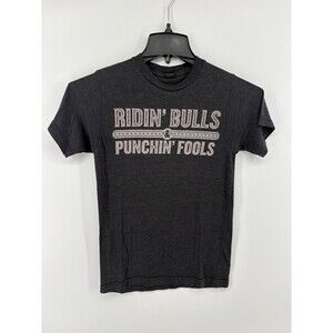 Dale Brisby Ridin’ Bulls & Punchin’ Fools Dark Gray T-Shirt